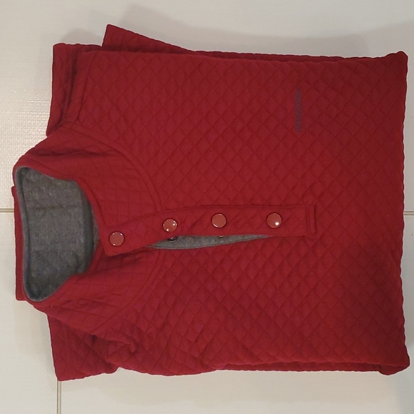 NWOT PROPERLY TIED wine pullover Large - Picture 5 of 5